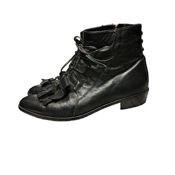 Vintage Leather Modern Vice Ankle Boots - Picture 2 of 14